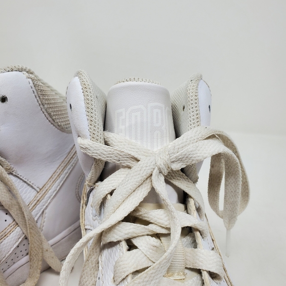 Nike Son of Force Women's White Leather Mid Trainers Athletic Sneakers Size 8.5 - Picture 4 of 7